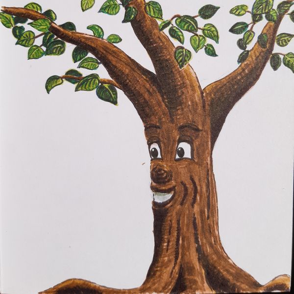 Sprechender Baum, Tusche